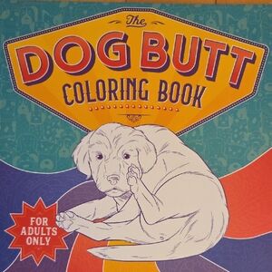 Dog Butt Coloring Book - Fun and Whimsical